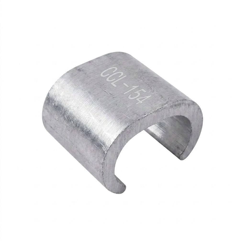 CCL-134 C type aluminum connector sample viewed from the front